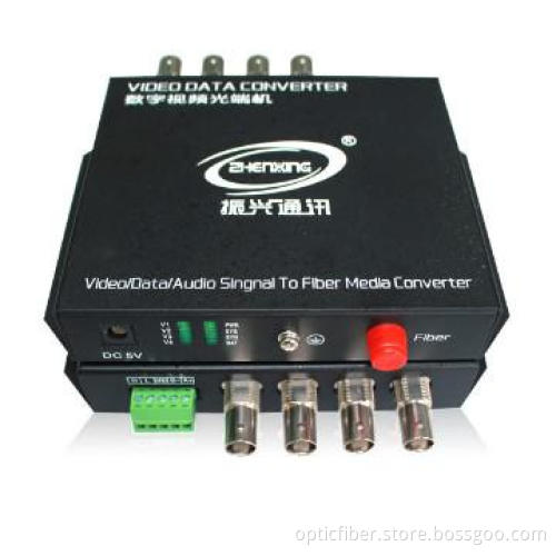 4-Channel Video+1-Data Audio Digital Transmitter and Receiver